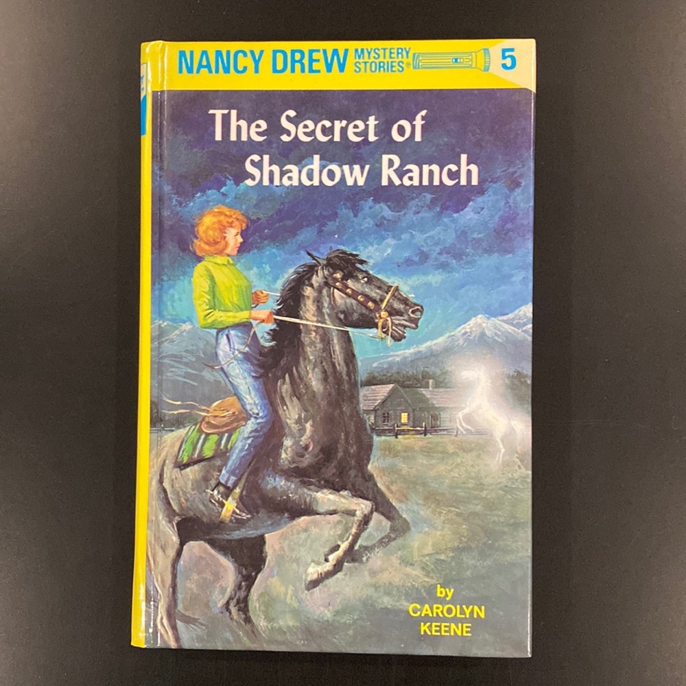 Nancy Drew #5: The Secret of Shadow Ranch by Carolyn Keene - Hardcover Novel